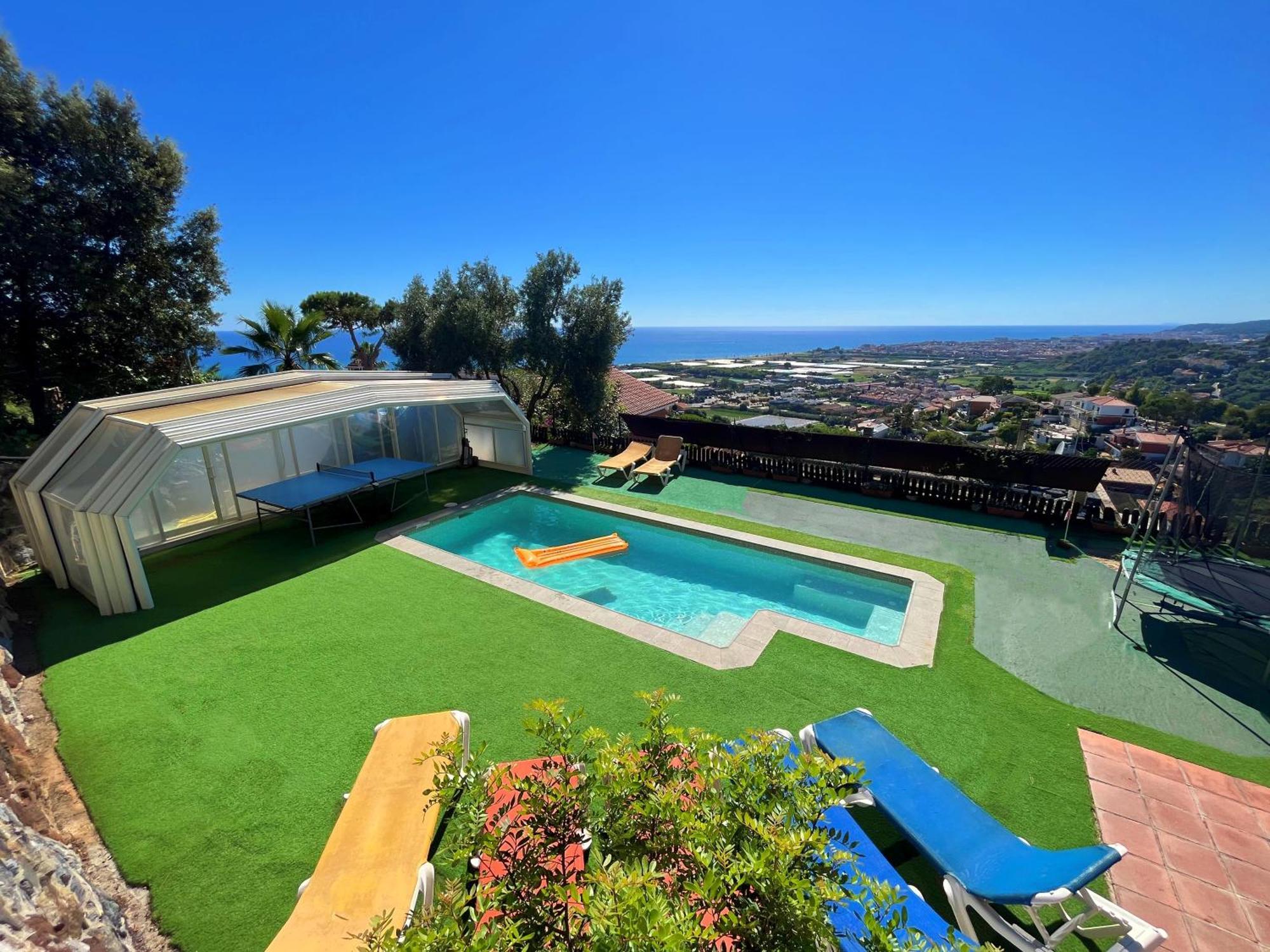 Villa Con Piscina Privada Climatizada 29ºc Santa Susanna Eksteriør bilde